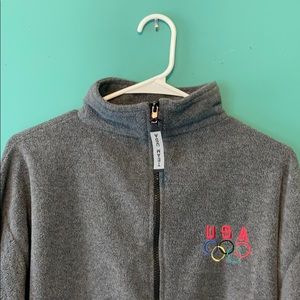 Team USA Olympic fleece zip jacket